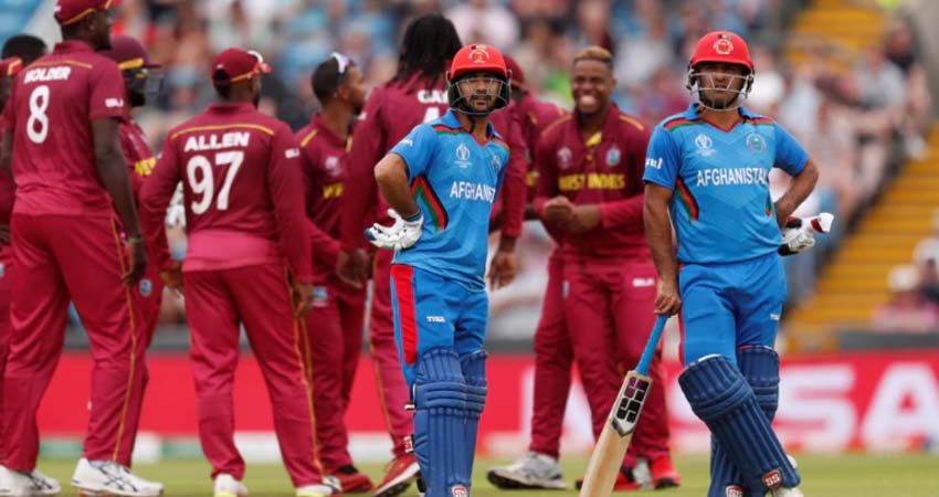 World Cup: वेस्टइंडीज ने आखिरी मैच में अफगानिस्तान को दी 23 रन से शिकष्त World Cup: वेस्टइंडीज ने आखिरी मैच में अफगानिस्तान को दी 23 रन से शिकष्त